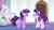 Size: 1920x1080 | Tagged: safe, screencap, ocellus, silverstream, smolder, starlight glimmer, twilight sparkle, alicorn, pony, a matter of principals, g4, lidded eyes, messy mane, out of context, twilight sparkle (alicorn)