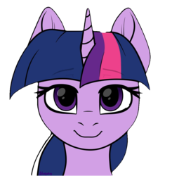 Size: 1002x1024 | Tagged: safe, artist:deltahedgehog, edit, twilight sparkle, pony, g4, cute, face, female, looking at you, mare, simple background, smiling, solo, transparent background, twiabetes