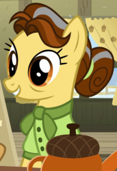 Size: 600x875 | Tagged: safe, screencap, butternut, earth pony, pony, g4, my little pony best gift ever, cropped, female, mare, solo