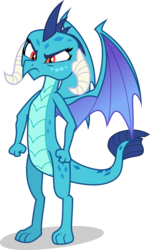 Size: 3512x5866 | Tagged: safe, artist:tomfraggle, princess ember, dragon, g4, absurd resolution, angry, clenched fist, dragoness, female, simple background, solo, transparent background, vector