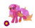 Size: 1024x817 | Tagged: safe, artist:demonwolfspirit, oc, oc only, pegasus, pony, chibi, cute, flower, running, simple background, solo, transparent background, wings