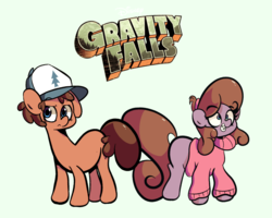 Size: 1280x1024 | Tagged: safe, artist:turtlefarminguy, pony, blank flank, clothes, dipper pines, gravity falls, mabel pines, male, ponified