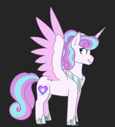 Size: 2091x2322 | Tagged: safe, artist:quincydragon, princess flurry heart, pony, g4, female, high res, older, older flurry heart, simple background, solo