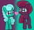 Size: 1222x1080 | Tagged: safe, artist:徐詩珮, idw, fizzlepop berrytwist, glitter drops, tempest shadow, pony, unicorn, friendship is magic #67, friendship is magic #68, g4, my little pony: friendship is magic (idw), my little pony: the movie, spoiler:comic, broken horn, female, heart, horn, lesbian, ship:glittershadow, shipping, tempest's tale