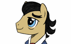 Size: 1280x800 | Tagged: safe, artist:chipmagnum, filthy rich, earth pony, pony, g4, bust, male, portrait, simple background, solo, stallion, white background