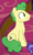 Size: 155x255 | Tagged: safe, screencap, huckleberry, earth pony, pegasus, pony, a matter of principals, g4, animation error, background pony, cropped, friendship student, male, missing wing, race swap, sitting, solo, stallion, wingless