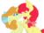 Size: 781x600 | Tagged: safe, artist:browniepawyt, apple bloom, pumpkin cake, earth pony, pony, g4, base used, blushing, female, lesbian, older, pumpkinbloom, shipping, simple background, transparent background