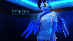 Size: 1920x1080 | Tagged: safe, artist:averageocporn, oc, oc only, oc:starry oasis, anthro, 3d, female, solo, source filmmaker