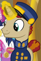 Size: 626x930 | Tagged: safe, screencap, shining armor, pony, g4, once upon a zeppelin, cruise line