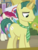 Size: 475x630 | Tagged: safe, screencap, roseluck, pony, unicorn, fame and misfortune, g4, cropped, journalism, male, stallion