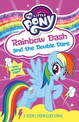 Size: 1512x2339 | Tagged: safe, rainbow dash, pony, g4, my little pony chapter books, my little pony: rainbow dash and the daring do double dare, official, book, female, solo, updated