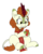 Size: 1601x1987 | Tagged: safe, artist:pabbley, autumn blaze, kirin, g4, sounds of silence, awwtumn blaze, cheongsam, chinese, chinese new year, clothes, cloven hooves, colored hooves, cute, dress, female, hoof hold, red envelope, simple background, smiling, solo, transparent background