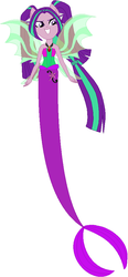 Size: 437x945 | Tagged: safe, artist:selenaede, artist:user15432, aria blaze, mermaid, equestria girls, g4, base used, clothes, cutie mark on human, fin wings, fins, hasbro, hasbro studios, humanized, jewelry, mermaid tail, mermaidized, necklace, pendant, ponied up, pony ears, solo, species swap, winged humanization, wings