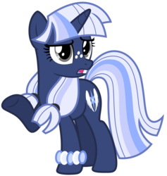 Size: 5768x6082 | Tagged: safe, artist:estories, oc, oc only, oc:silverlay, original species, pony, umbra pony, unicorn, g4, absurd resolution, female, freckles, mare, open mouth, simple background, solo, transparent background, vector