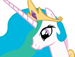 Size: 1475x1138 | Tagged: safe, artist:a01421, princess celestia, pony, g4, bust, female, head tilt, jewelry, looking down, mare, portrait, regalia, simple background, solo, tiara, transparent background, vector