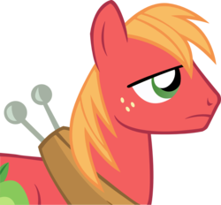 Size: 1088x1009 | Tagged: safe, artist:a01421, big macintosh, earth pony, pony, g4, male, simple background, solo, transparent background, vector