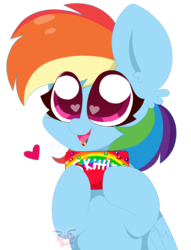 Size: 3024x3968 | Tagged: safe, artist:kittyrosie, rainbow dash, pegasus, pony, g4, candy, cute, dashabetes, female, floating heart, food, heart, heart eyes, high res, mare, open mouth, simple background, skittles, solo, transparent background, wingding eyes
