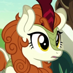 Size: 670x670 | Tagged: safe, screencap, autumn blaze, kirin, g4, sounds of silence, cropped, female, solo