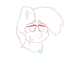Size: 1024x873 | Tagged: safe, artist:diane-thorough, oc, oc:golden bar, pony, male, sketch, tongue out