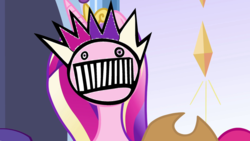 Size: 1316x740 | Tagged: safe, princess cadance, pony, g4, boognish, wat, ween