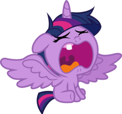 Size: 856x800 | Tagged: safe, artist:seahawk270, twilight sparkle, alicorn, pony, ail-icorn, g4, spoiler:interseason shorts, age regression, baby, baby pony, babylight sparkle, crying, crylight sparkle, cute, eyes closed, female, floppy ears, open mouth, simple background, sitting, solo, teething, transparent background, twiabetes, twilight sparkle (alicorn), underhoof, uvula, vector, volumetric mouth, younger