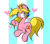 Size: 1280x1138 | Tagged: safe, artist:turtlefarminguy, pony, unicorn, clothes, crossover, crown, ear piercing, earring, eyebrows, eyelashes, female, heart, jewelry, male, mare, mario, open mouth, piercing, ponified, princess peach, raised hoof, regalia, round ears, simple background, smiling, solo, super mario bros., thick lineart, transparent background