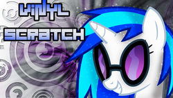 Size: 2560x1440 | Tagged: safe, artist:aloopyduck, artist:ikillyou121, edit, dj pon-3, vinyl scratch, pony, g4, female, solo, wallpaper, wallpaper edit