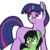 Size: 768x773 | Tagged: safe, artist:neuro, twilight sparkle, oc, oc:filly anon, earth pony, pony, unicorn, g4, :p, cute, female, filly, mlem, ponified animal photo, silly, simple background, tongue out, transparent background, unicorn twilight