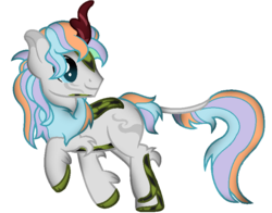 Size: 809x635 | Tagged: safe, artist:angelofthewisp, oc, oc only, kirin, male, offspring, parents:canon x oc, simple background, solo, transparent background