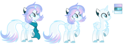 Size: 9168x3320 | Tagged: safe, artist:aquartistmlp, oc, oc only, oc:aqua artist, alicorn, pony, bald, clothes, male, reference sheet, scarf, simple background, solo, stallion, transparent background