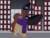 Size: 2740x2055 | Tagged: safe, artist:calibykitty, oc, oc only, oc:barbat gordon, bat pony, pony, bat pony oc, batgirl, batman, belt, boots, building, cape, city, clothes, dc comics, female, gloves, high res, mare, mask, night, rooftop, shoes, solo, superhero