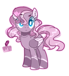 Size: 1897x2077 | Tagged: safe, artist:jxst-alexa, oc, oc only, pegasus, pony, female, magical lesbian spawn, mare, offspring, parent:night glider, parent:pinkie pie, simple background, solo, transparent background