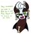 Size: 536x589 | Tagged: safe, artist:jargon scott, oc, oc only, oc:the bone mare, earth pony, pony, bone, bust, dialogue, ear piercing, earring, female, jewelry, mare, necklace, open mouth, piercing, pun, simple background, skull, solo, white background