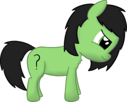 Size: 2830x2279 | Tagged: safe, artist:craftycirclepony, oc, oc only, oc:filly anon, pony, chest fluff, cute, female, filly, high res, looking down, simple background, smiling, smug, solo, transparent background