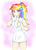 Size: 2893x3996 | Tagged: safe, artist:deeemperor, rainbow dash, human, g4, spoiler:eq series, breasts, female, high res, humanized, naked towel, solo, towel
