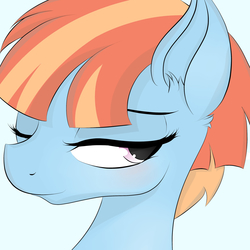 Size: 3000x3000 | Tagged: safe, artist:dashy21, windy whistles, pony, g4, female, high res, mare, one eye closed, simple background, solo, white background