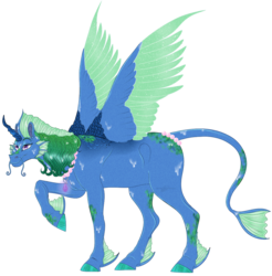Size: 1006x1023 | Tagged: safe, artist:bijutsuyoukai, oc, oc only, oc:amnis, alicorn, pony, barbel, fetlock fins, fins, fish tail, male, simple background, solo, spread wings, stallion, tail fin, transparent background, wings