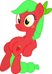 Size: 889x1268 | Tagged: safe, artist:chipmagnum, oc, oc only, earth pony, pony, g4, female, mare, meme, simple background, sitting, sitting lyra, smiling, solo, transparent background