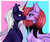 Size: 3000x2500 | Tagged: safe, artist:athenawhite, oc, oc only, oc:chiarezza, oc:rosachara, bat pony, pony, bat pony oc, bedroom eyes, boop, female, high res, imminent kissing, imminent mlems, lesbian, licking, looking at each other, mare, missing accessory, mlem, noseboop, not an alicorn, nuzzling, oc x oc, prosthetic horn, prosthetics, shipping, silly, tongue out, transparent wings, ych result