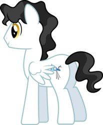 Size: 4949x6000 | Tagged: safe, artist:chainchomp2, mercury, starry eyes (character), pegasus, pony, g4, trade ya!, absurd resolution, background pony, male, simple background, solo, stallion, transparent background, vector