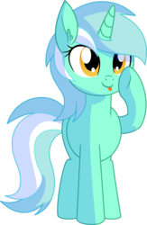 Size: 5539x8518 | Tagged: safe, artist:cyanlightning, lyra heartstrings, pony, unicorn, g4, .svg available, :p, absurd resolution, boop, cute, ear fluff, female, lyrabetes, mare, self-boop, silly, silly pony, simple background, smiling, solo, squishy cheeks, tongue out, transparent background, vector