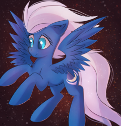 Size: 2007x2089 | Tagged: safe, artist:autumnvoyage, night glider, pegasus, pony, g4, female, high res, mare, rare mare, smiling, solo