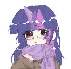 Size: 477x462 | Tagged: dead source, safe, artist:balabala, twilight sparkle, human, g4, clothes, female, glasses, horn, horned humanization, humanized, scarf, solo