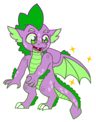 Size: 697x879 | Tagged: safe, artist:cordearcoiris, spike, dragon, g4, cute, male, open mouth, simple background, solo, spikabetes, transparent background, winged spike, wings