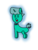 Size: 768x1024 | Tagged: safe, artist:spaghettido, oc, oc only, oc:frost spark, pony, bowtie, simple, smiling, solo, twitter source