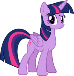 Size: 5849x6000 | Tagged: safe, artist:chainchomp2, twilight sparkle, alicorn, pony, g4, twilight time, .svg available, absurd resolution, female, looking at you, mare, raised eyebrow, simple background, solo, transparent background, twilight sparkle (alicorn), vector