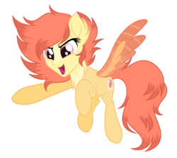 Size: 2192x1968 | Tagged: safe, artist:nightmarye, oc, oc only, oc:feather flight, pegasus, pony, colored wings, female, mare, simple background, solo, transparent background