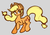 Size: 2945x2036 | Tagged: safe, artist:skeolan, applejack, earth pony, pony, g4, cute, female, gray background, high res, jackabetes, mare, simple background, solo