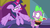 Size: 1280x720 | Tagged: safe, screencap, spike, twilight sparkle, alicorn, dragon, pony, ail-icorn, g4, interseason shorts, bed, blushing, claws, duo, female, floppy ears, food, male, mare, raised eyebrow, red nosed, sick, sneezing, soup, swelling, twilight sparkle (alicorn), underfoot, wide eyes, winged spike, wings