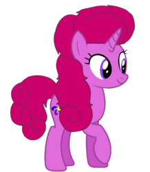 Size: 926x1060 | Tagged: safe, artist:徐詩珮, oc, oc:ehenk berrytwist, pony, unicorn, g4, female, magical lesbian spawn, next generation, offspring, parent:glitter drops, parent:tempest shadow, parents:glittershadow, simple background, transparent background